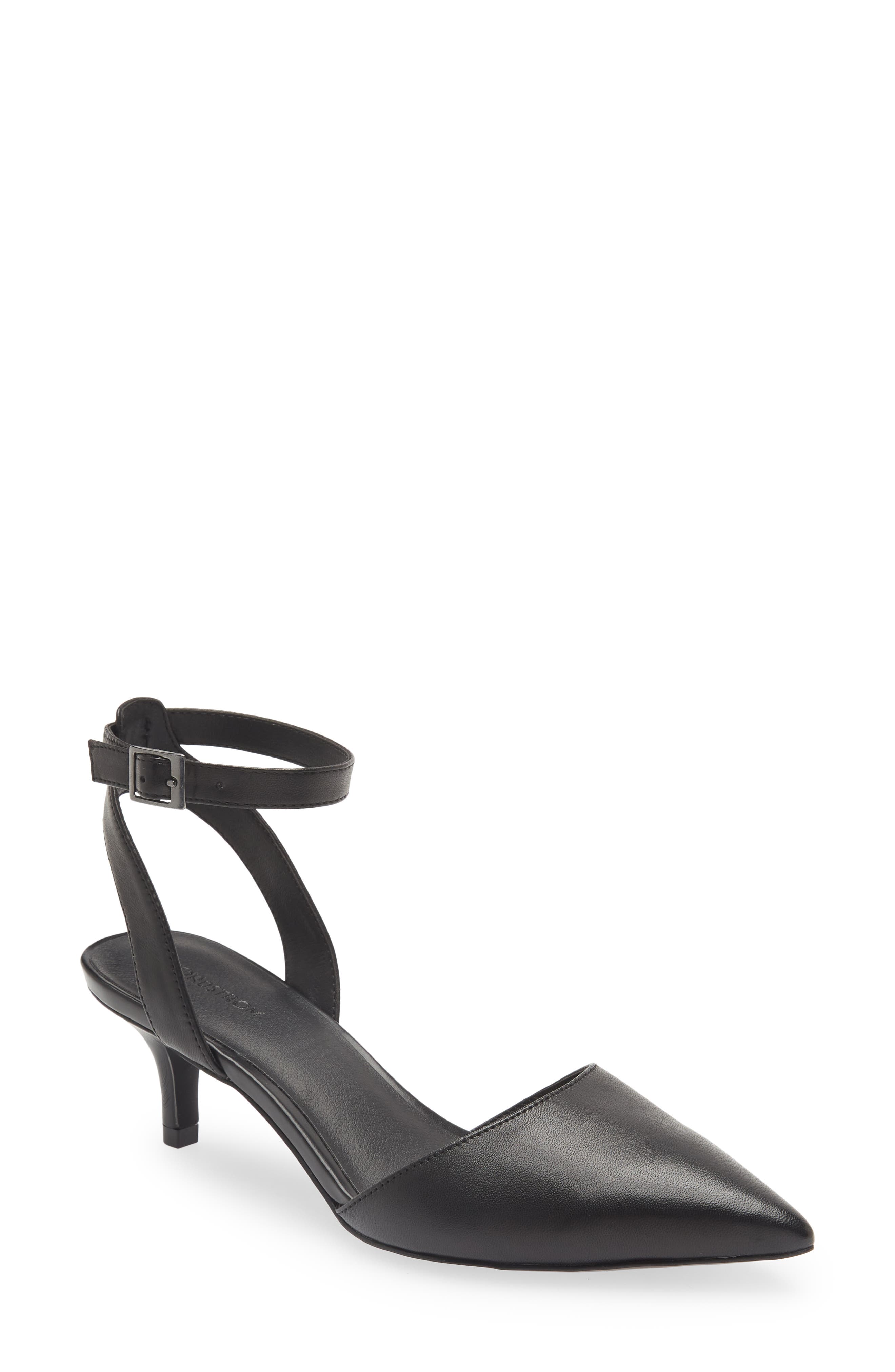 Nordstrom Pearla Kitten Heel Ankle Strap Pump