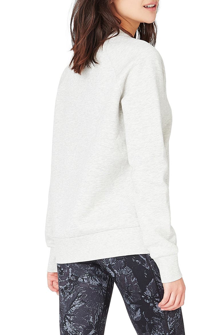Superhero Sweatshirt, Alternate, color, OATMEAL MARL