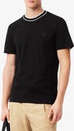 Lacoste Regular Fit Tipped Piqué Crewneck T-Shirt