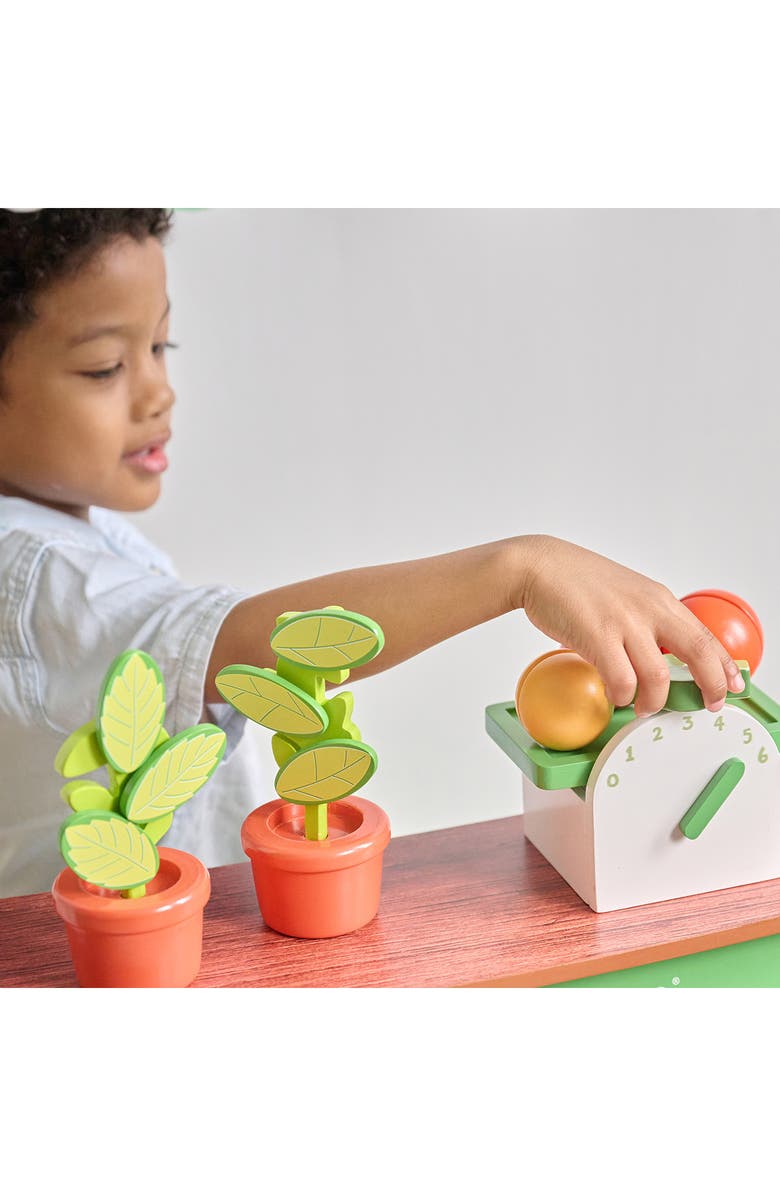 Teamson Kids Vermont Farmer's Market Stand Playset, Alternate, color, Green