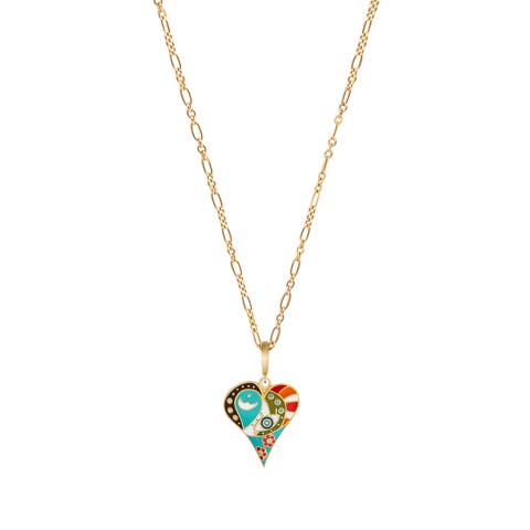 Expansive Love Heart Charm Necklace