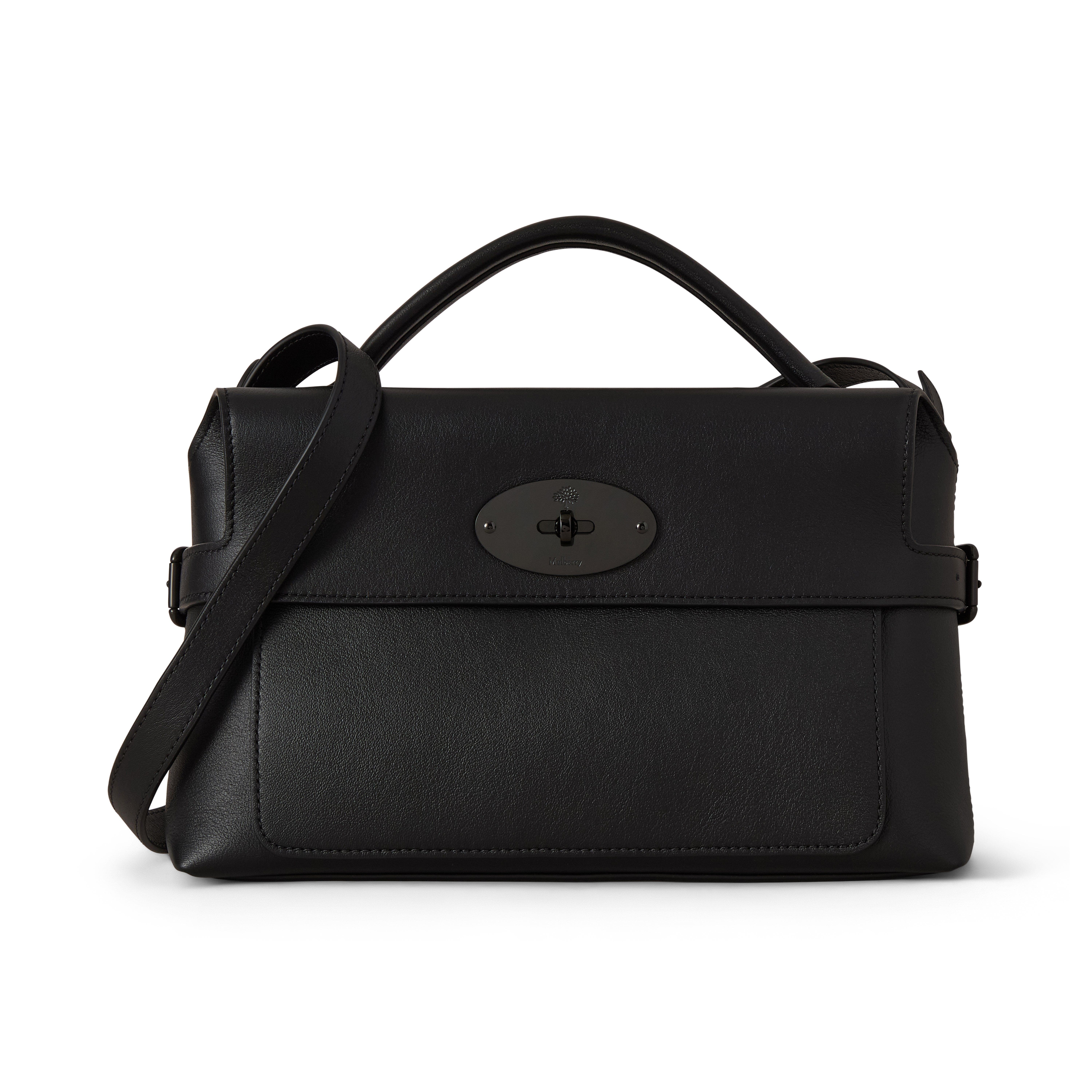 Small Stevie Top Handle, Main, color, Black