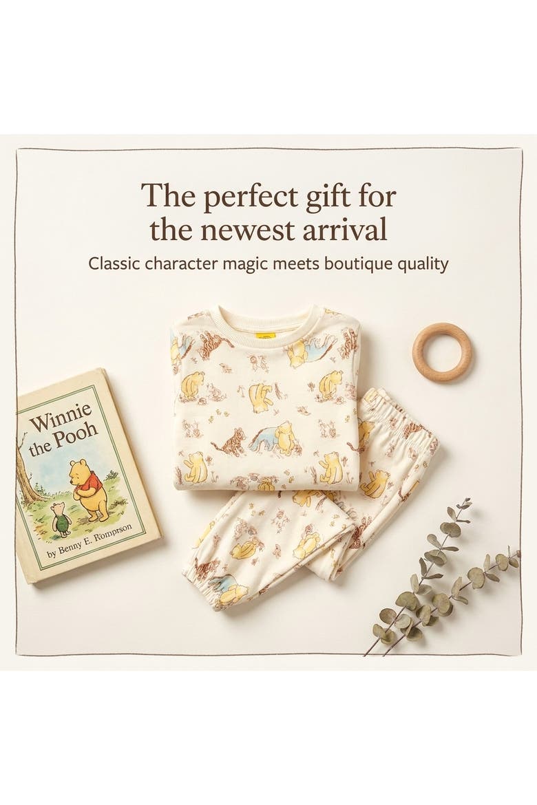 Winnie the Pooh 2-Piece Sweatshirt and Joggers Set, Alternate, color, Ivory Winnie the Pooh