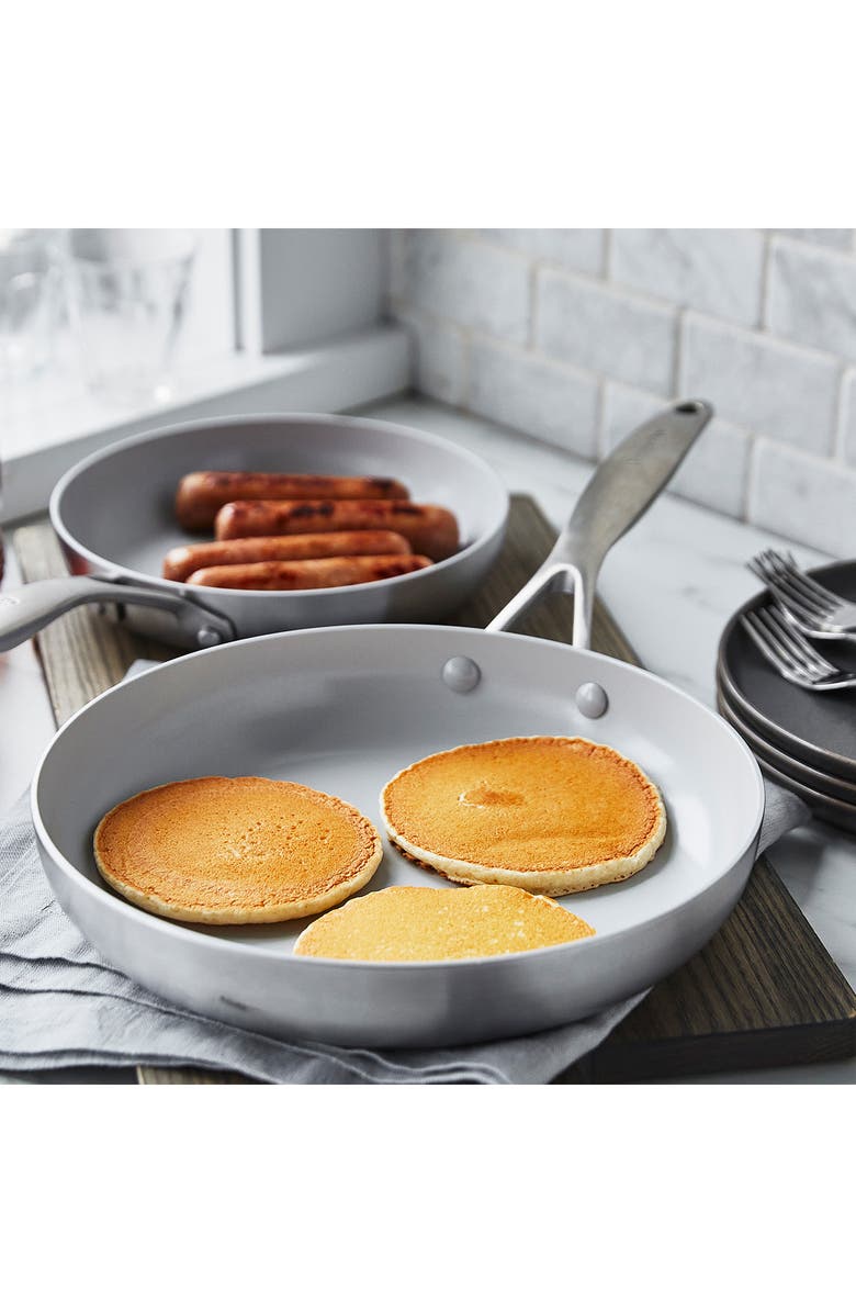 GreenPan Venice Pro Tri-Ply Stainless Steel Ceramic Nonstick 13-Piece Cookware Set, Alternate, color, 