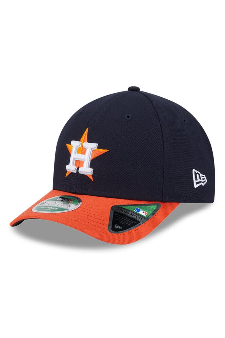 Men's New Era  Navy Houston Astros Player Replica 9FORTY Adjustable Hat, Main, color, Navy