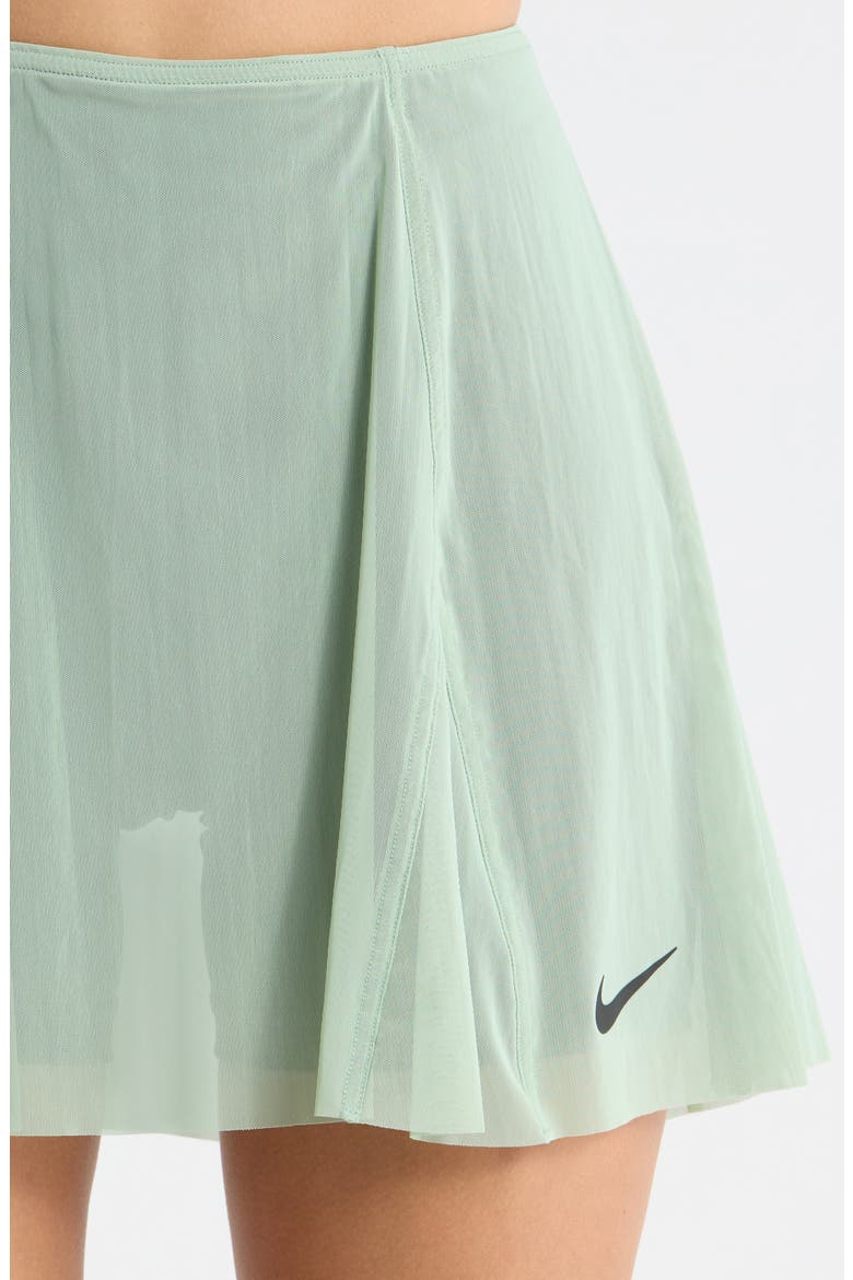 Court Slam High Waist Tennis Skirt, Alternate, color, STEAM/ BLACK SPRUCE/ BLACK