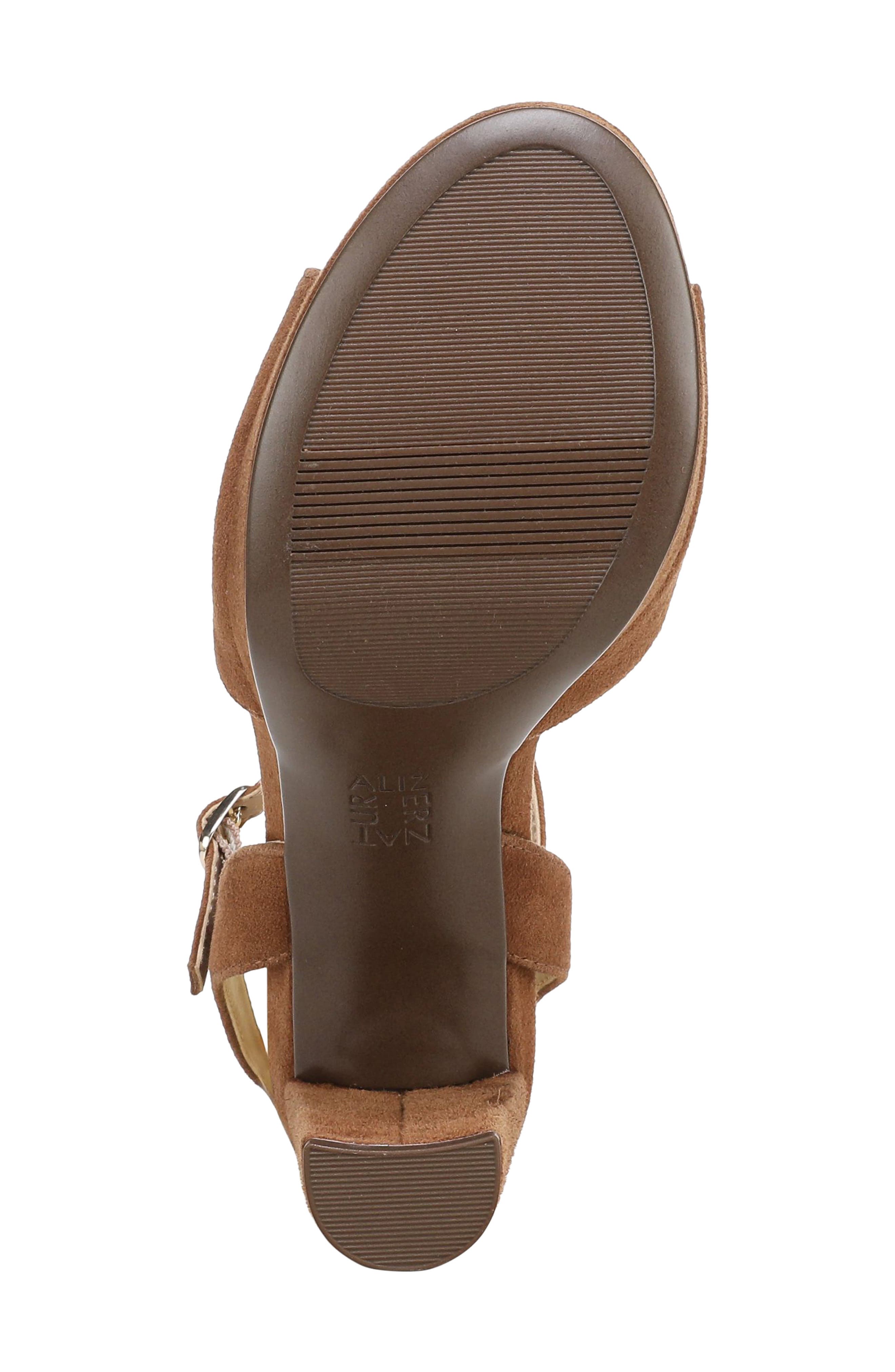 Marigold Ankle Strap Platform Sandal, Alternate, color, DARK CHESTNUT SUEDE