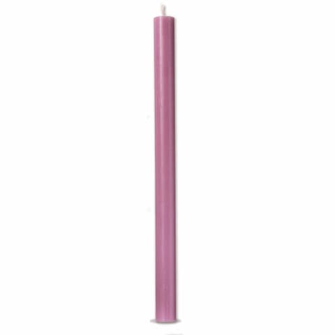 Color Studio Straight Taper Unscented Paraffin Wax Candle Lilac