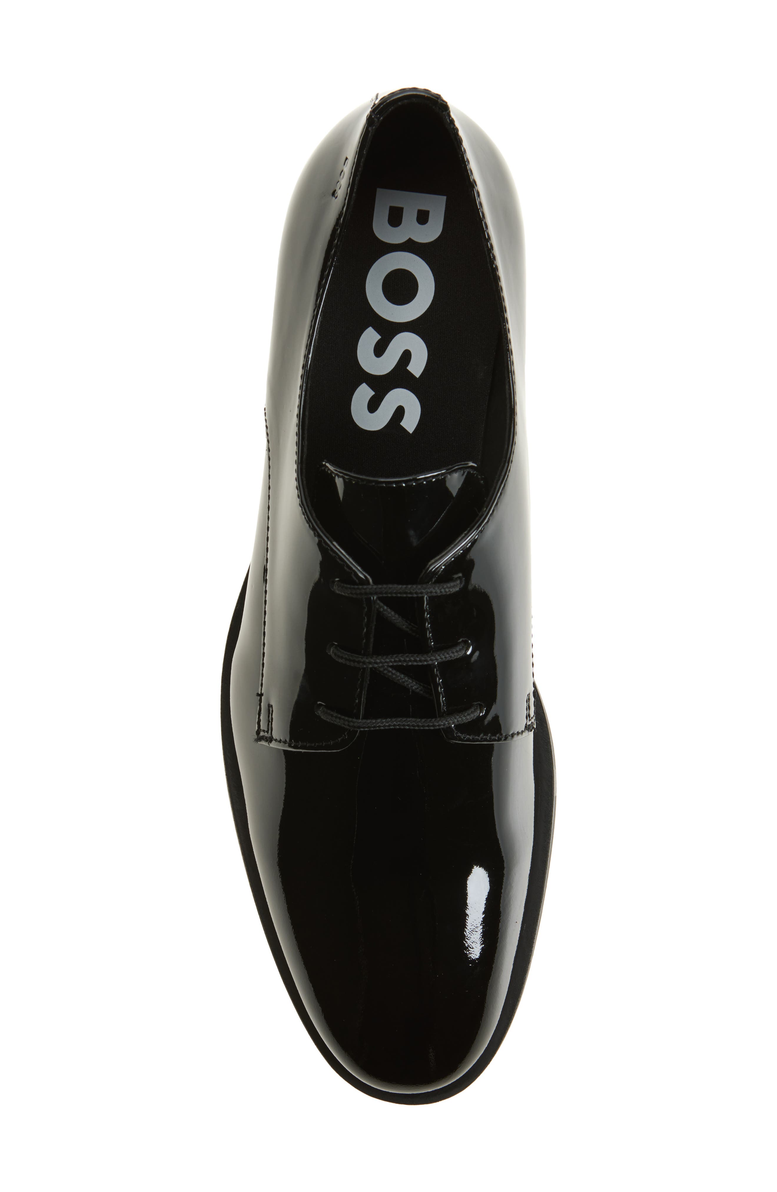 BOSS Colby Patent Derby, Alternate, color, Blk