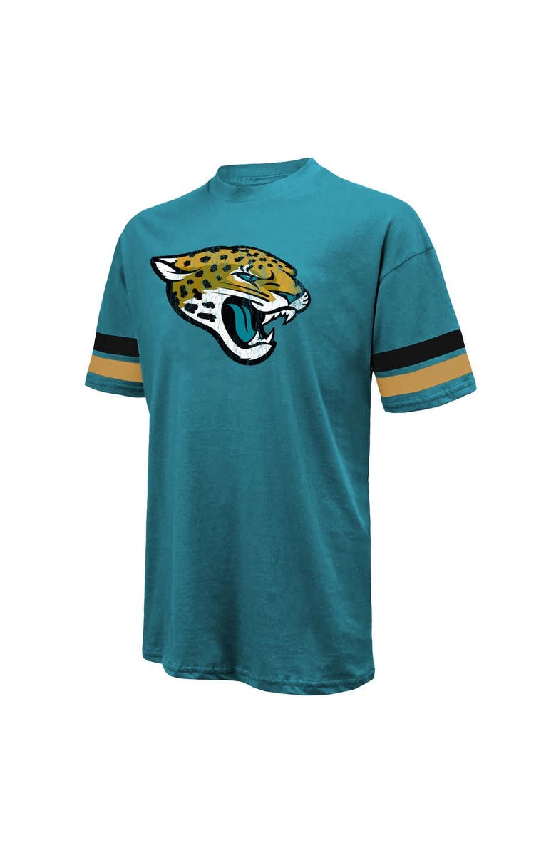 Majestic Threads Men's Majestic Threads Travis Hunter Teal Jacksonville Jaguars 2025 NFL Draft First Round Pick Oversized T-Shirt, Alternate, color, Teal