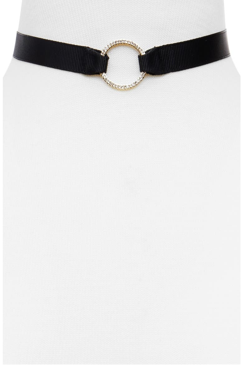 'Stevie' Choker, Main, color, BLACK