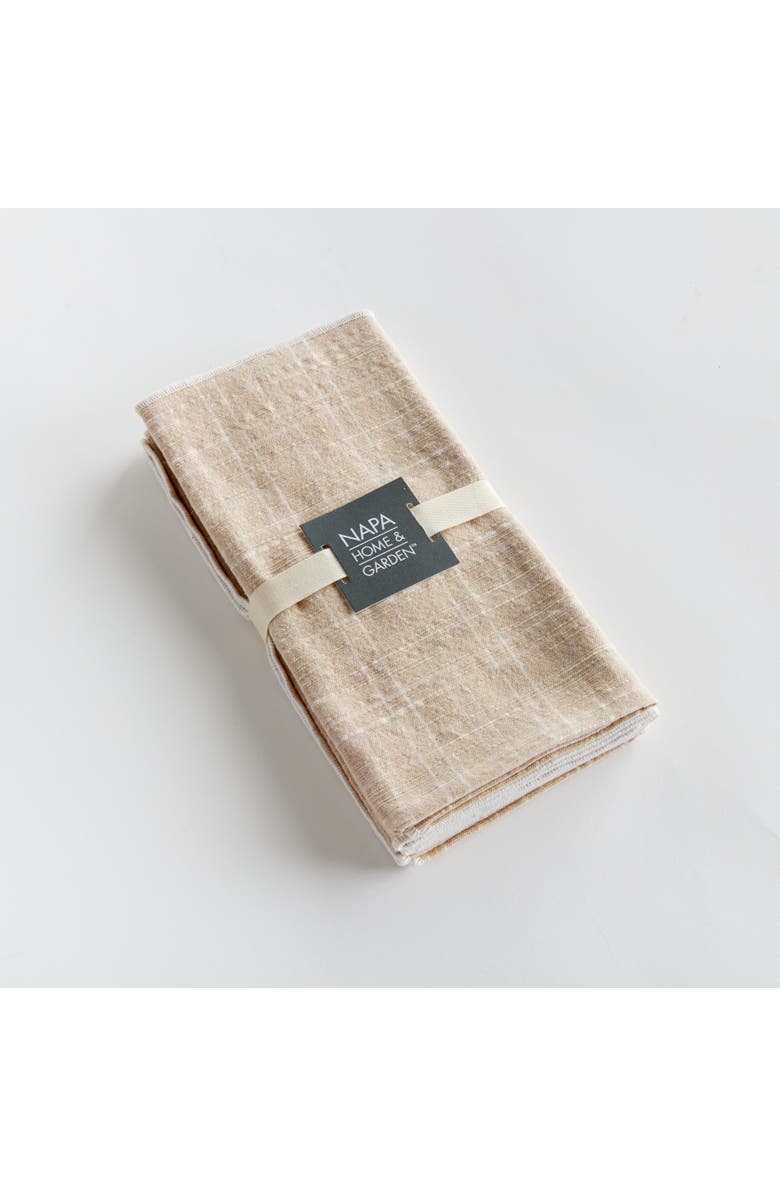 Napa Home & Garden Arch Napkins Set of 4, Alternate, color, Beige
