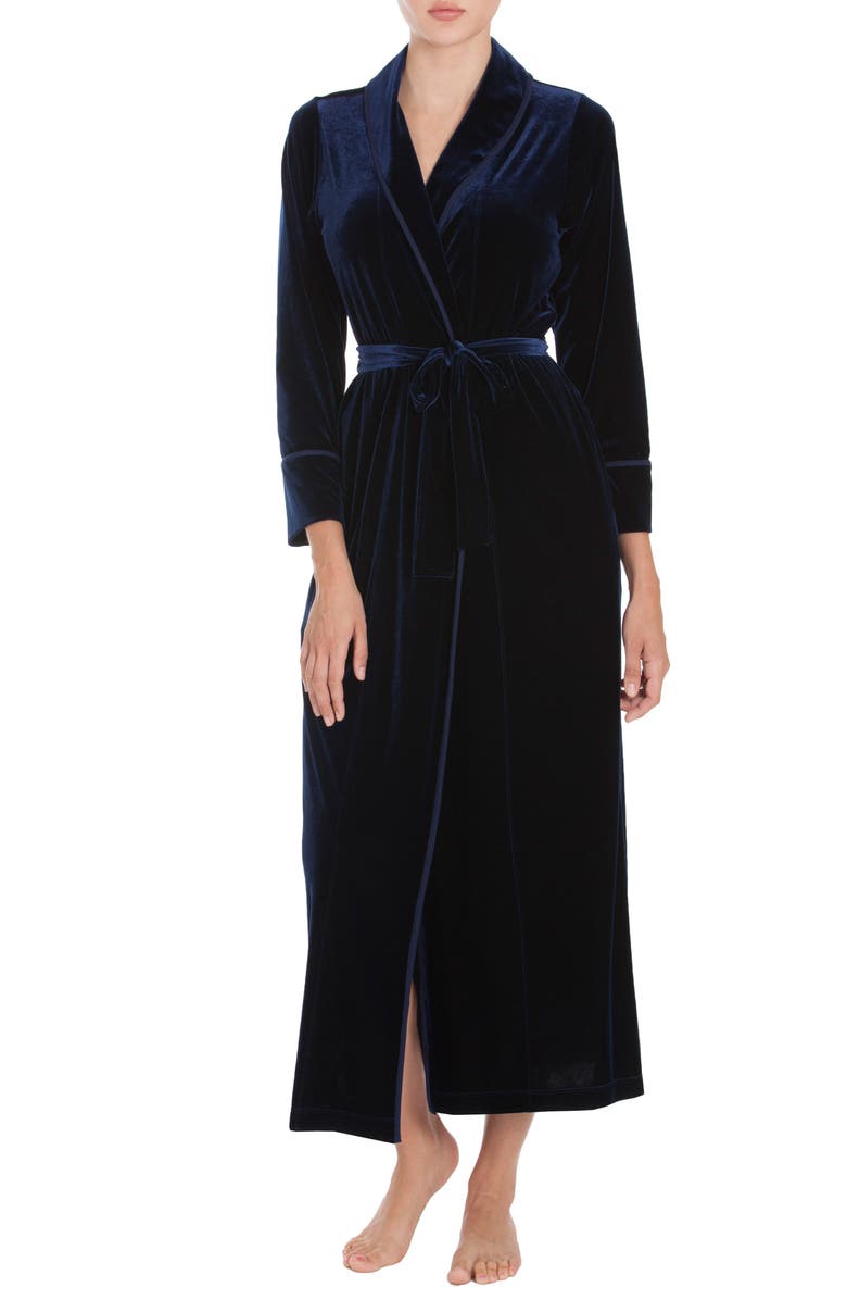 Jonquil Velvet Robe, Main, color, 