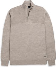 Rodd & Gunn Quail Rise Merino Wool Quarter Zip Sweater