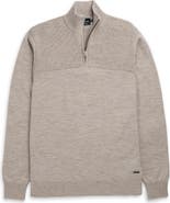 Rodd & Gunn Quail Rise Merino Wool Quarter Zip Sweater
