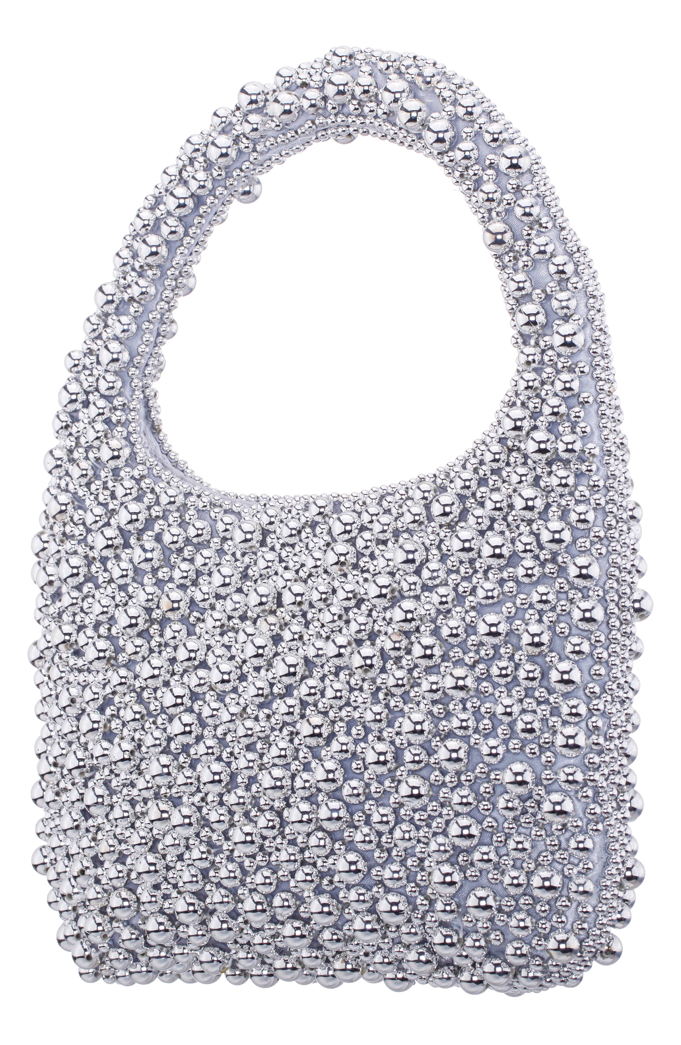 Nina Zariah Bubble Bead Top Handle Bag, Alternate, color, 