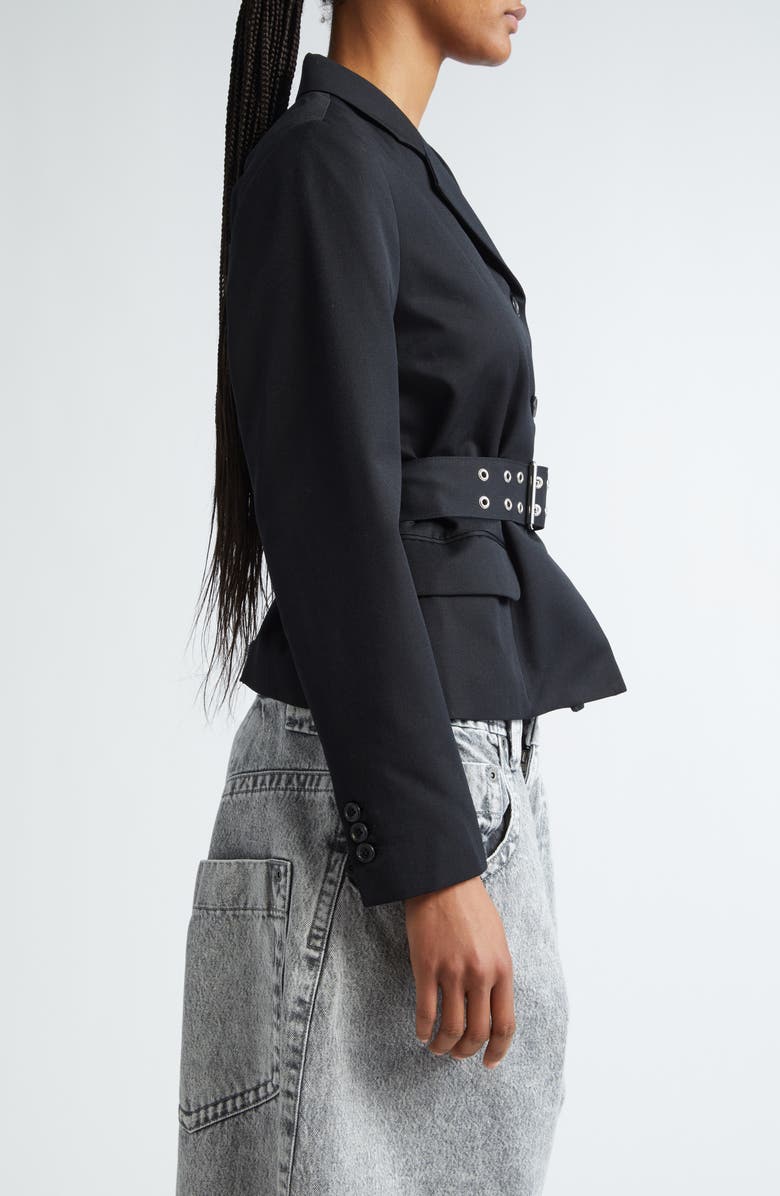 Vaquera Belted Cutout Back Blazer, Alternate, color, 