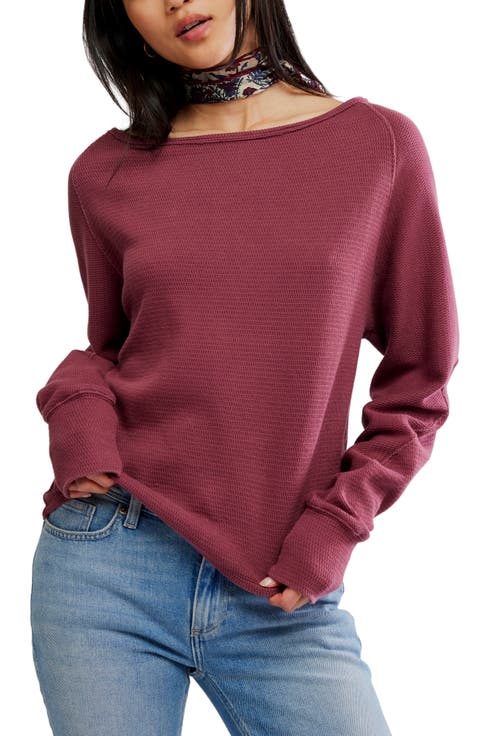 We The Free Jess One-Shoulder Thermal Top