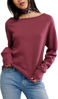 Free People We The Free Jess One-Shoulder Thermal Top