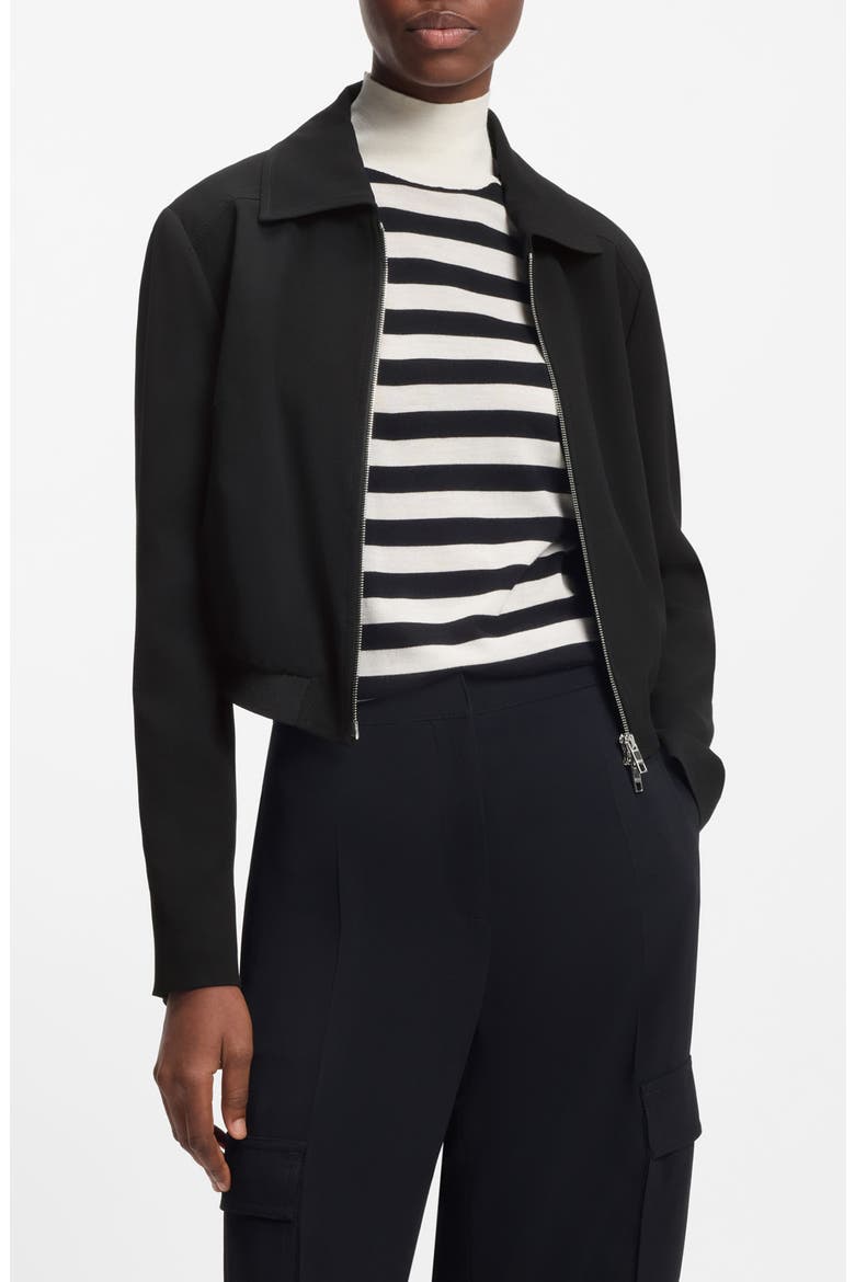Jocalena Zip Jacket, Main, color, BLACK