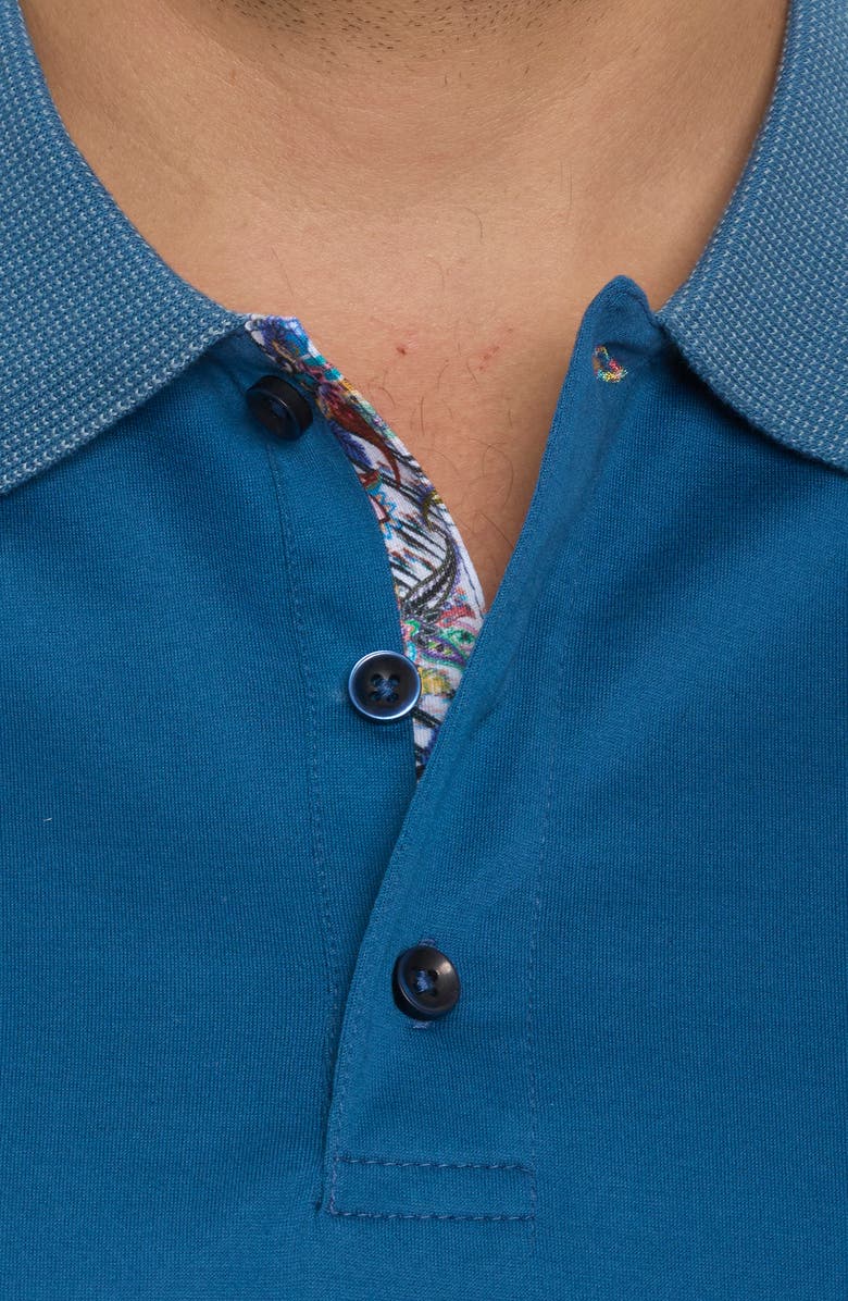 Robert Graham Archie 2 Skull Appliqué Polo, Alternate, color, 