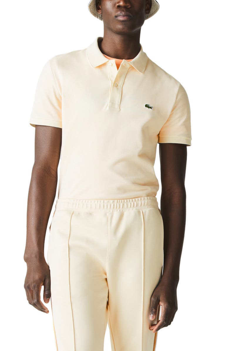 Lacoste Slim Fit Piqué Polo, Main, color,