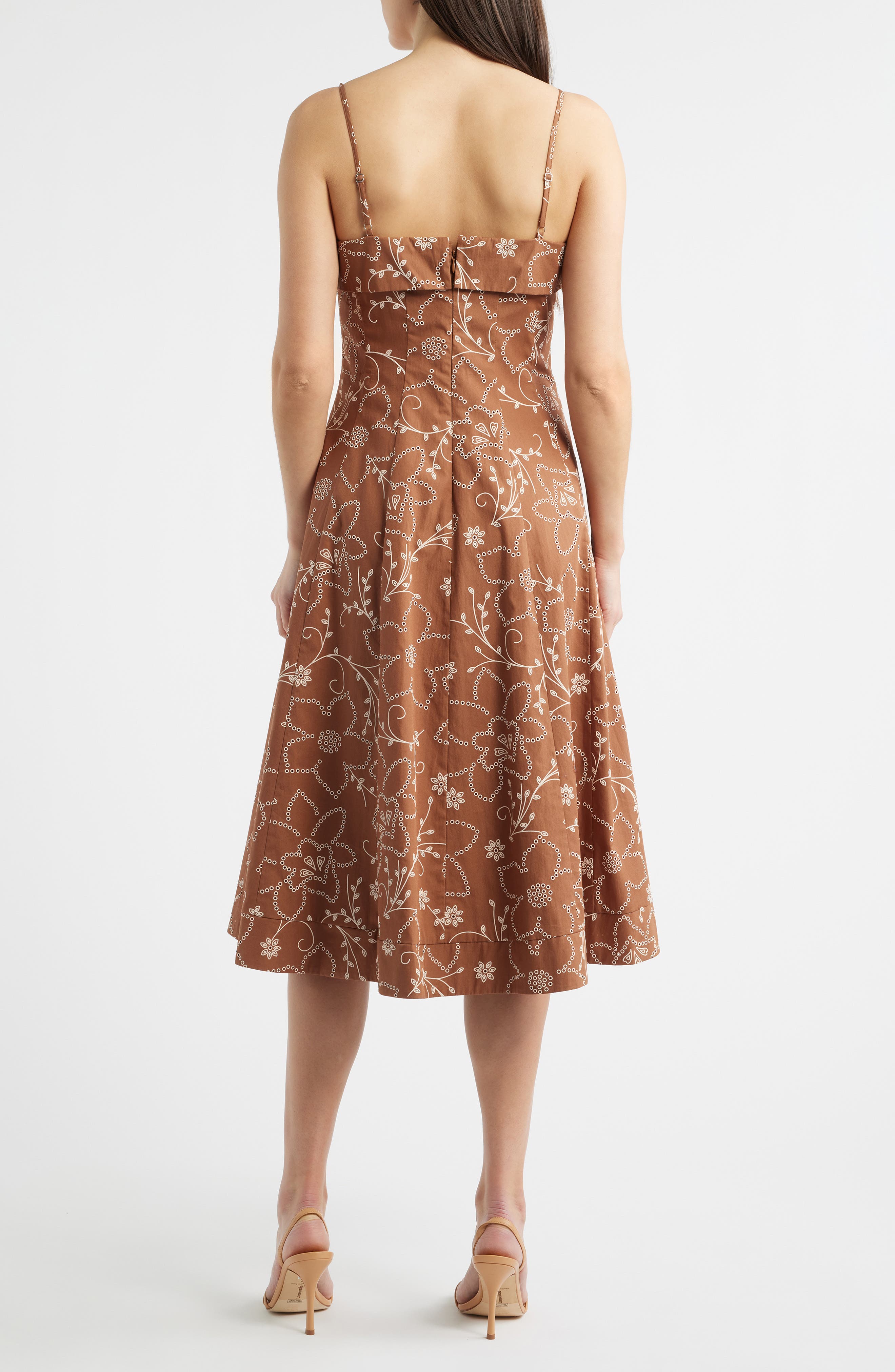 Embroidery Print Cotton Dress - image 2