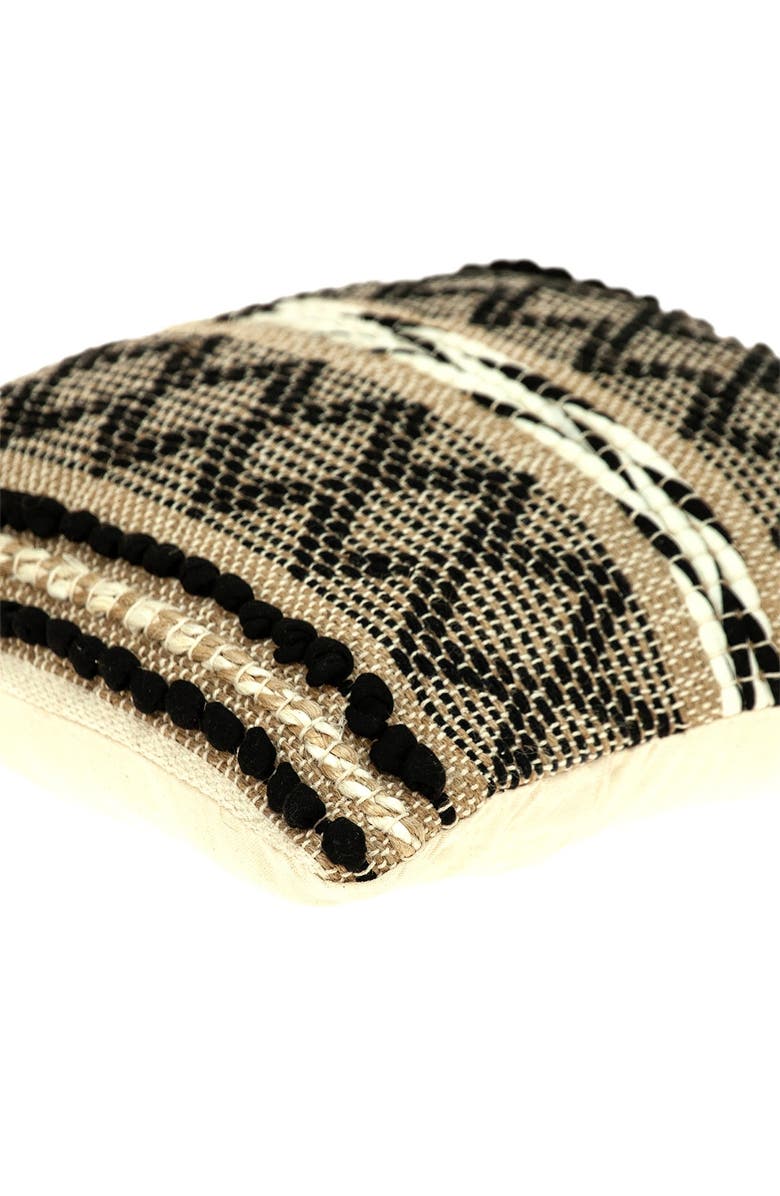 PARKLAND COLLECTION Ezra Transitional Beige Throw Pillow, Alternate, color, Beige