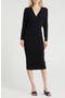 Jenna Long Sleeve Belted Wool & Cashmere Blend Dress