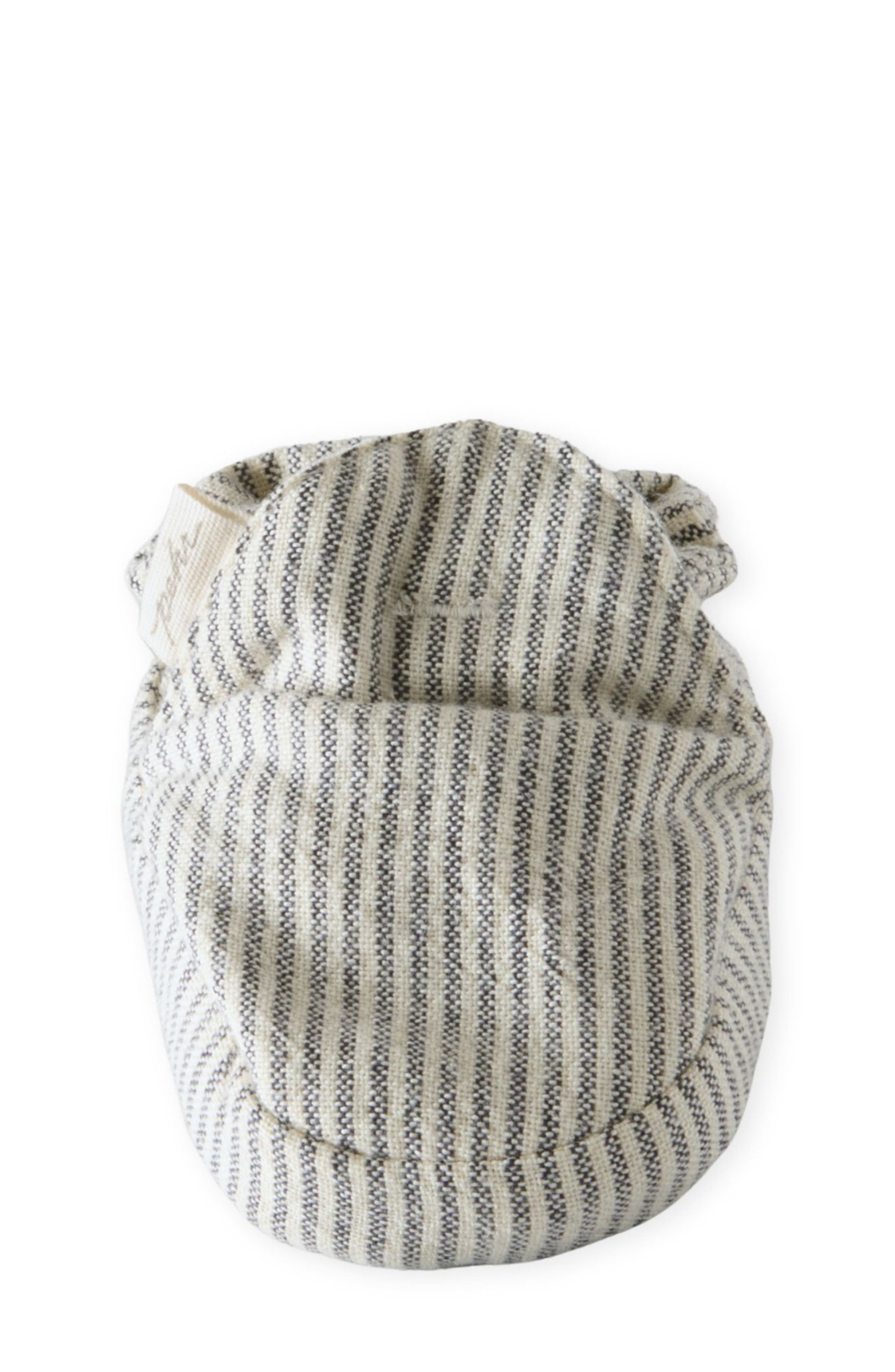 Pehr Organic Cotton Railroad Bootie, Alternate, color, Railroad