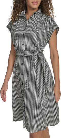 Comm Check Shirtdress