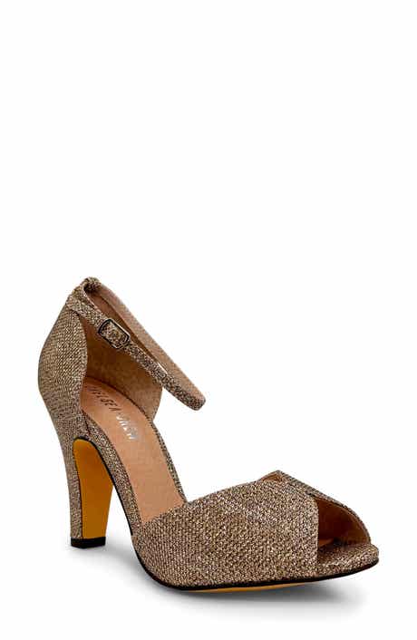 CHELSEA CREW Lola Metallic Ankle Strap Sandal