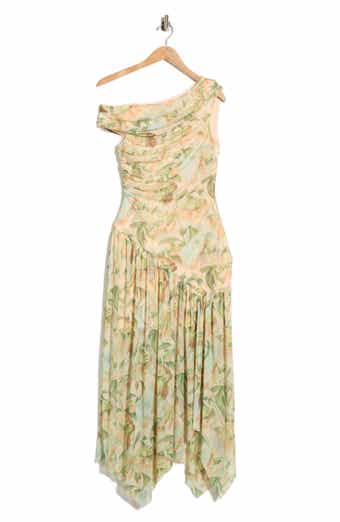 Thalia One Shoulder Midi Dress