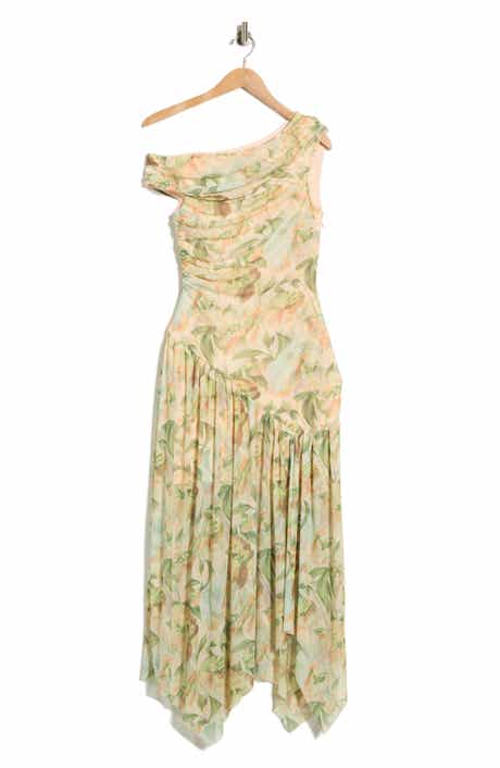 Thalia One Shoulder Midi Dress