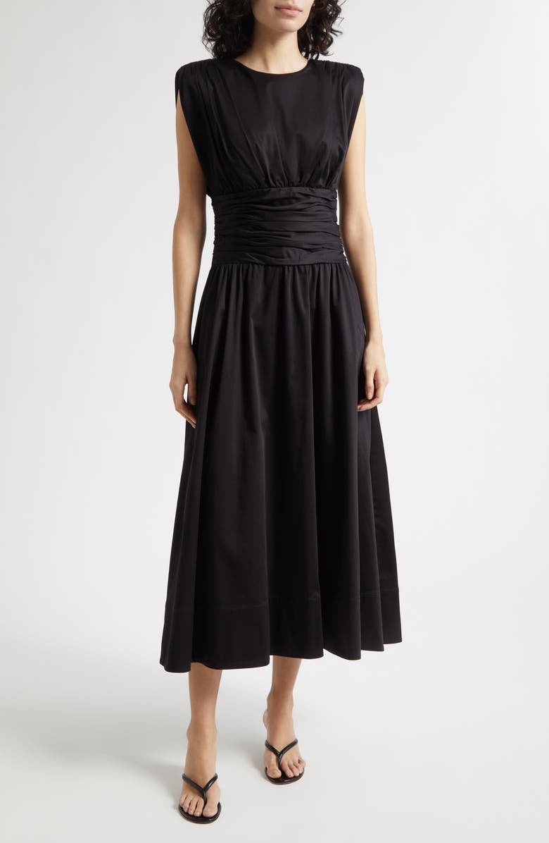 Toccin Evangeline Ruched A-Line Dress, Main, color, 