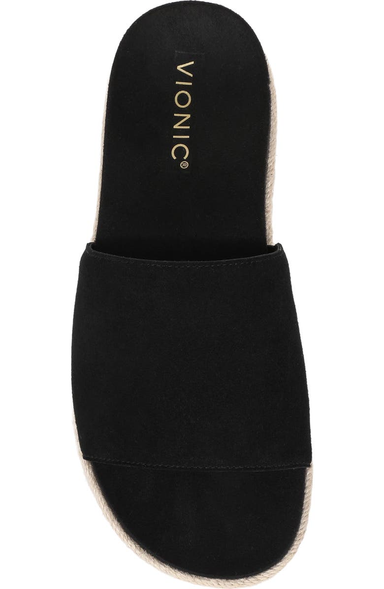 Vionic Yasmina Slide Sandal, Alternate, color, Black