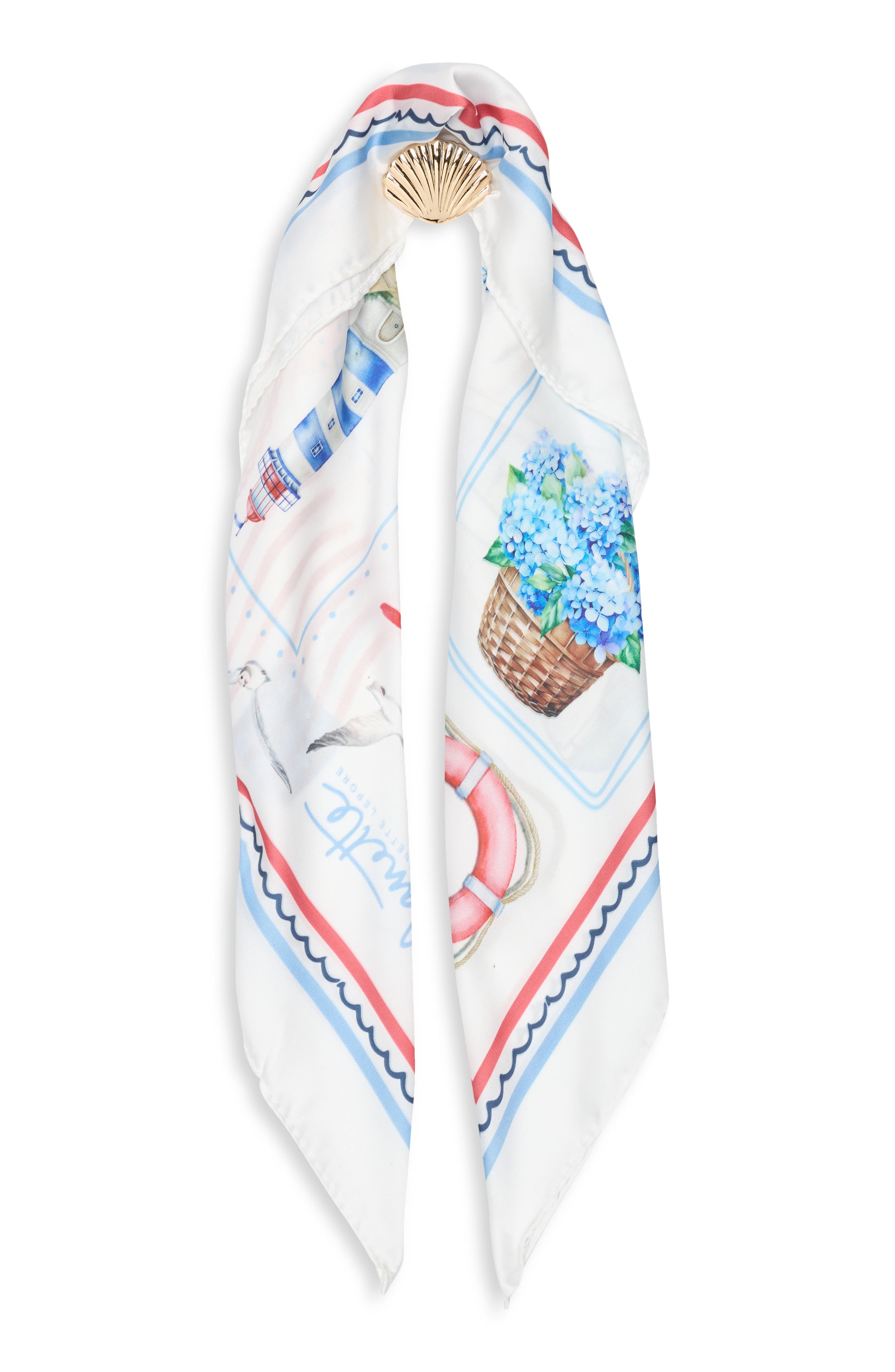 Nanette Lepore Two-for-One Tote Bag, Alternate, color, Cornflower Blue / Hydrangea