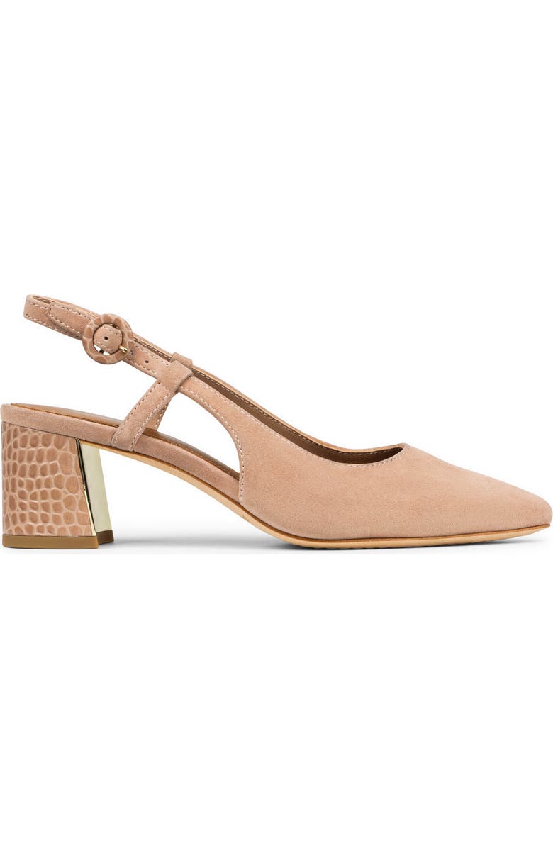 Donald Pliner Song Slingback Pointed Toe Pump, Alternate, color, Buff