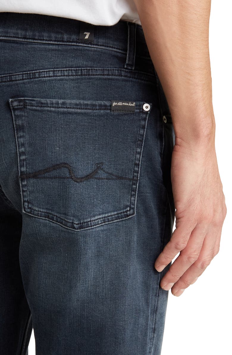 7 For All Mankind Slimmy Squiggle Slim Fit Tapered Jeans, Alternate, color, Mentor