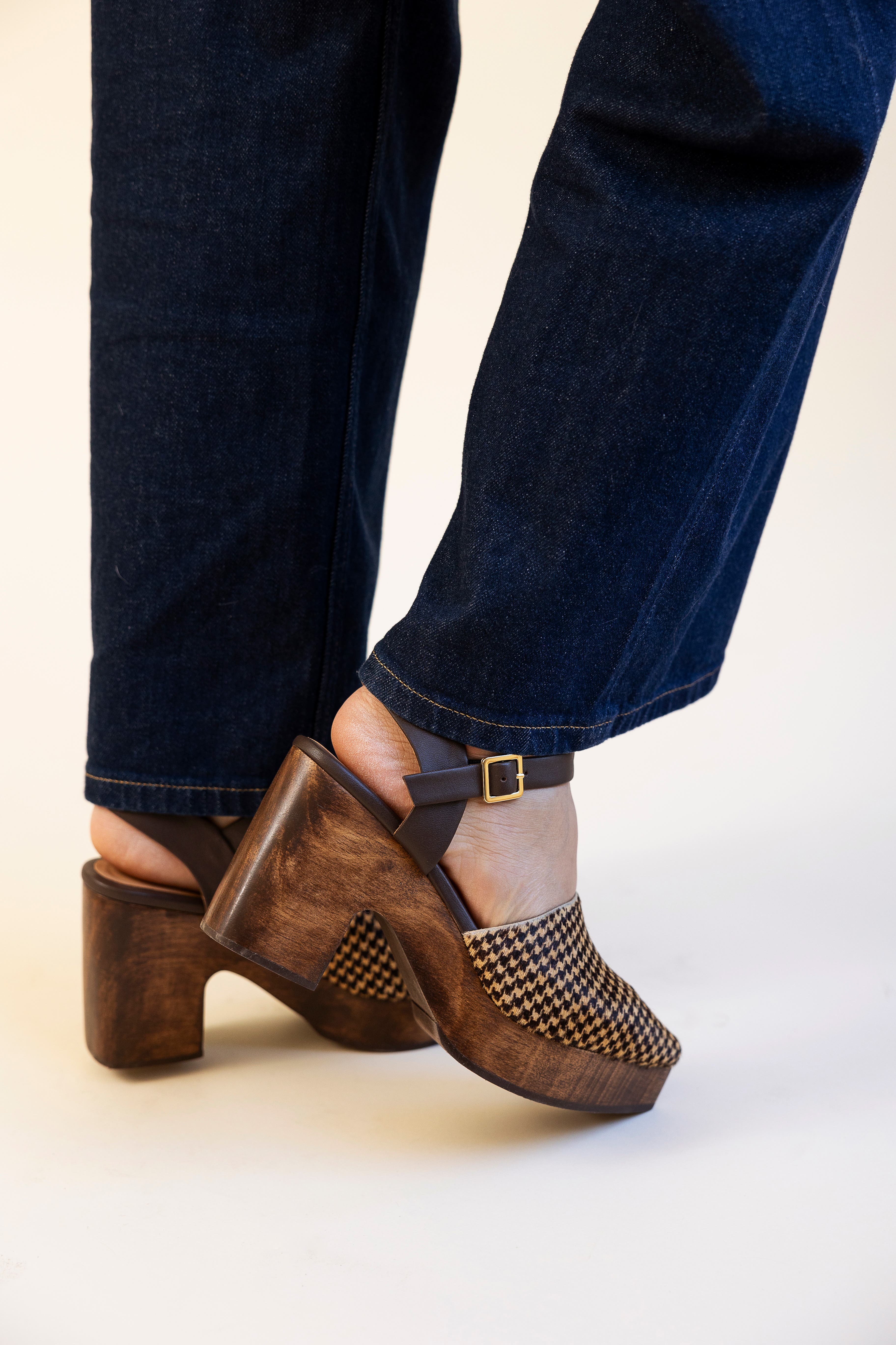 Huma Blanco Pearl Genuine Calf Hair Mary Jane Platform, Alternate, color, Chocolate Tweed Calf Hair