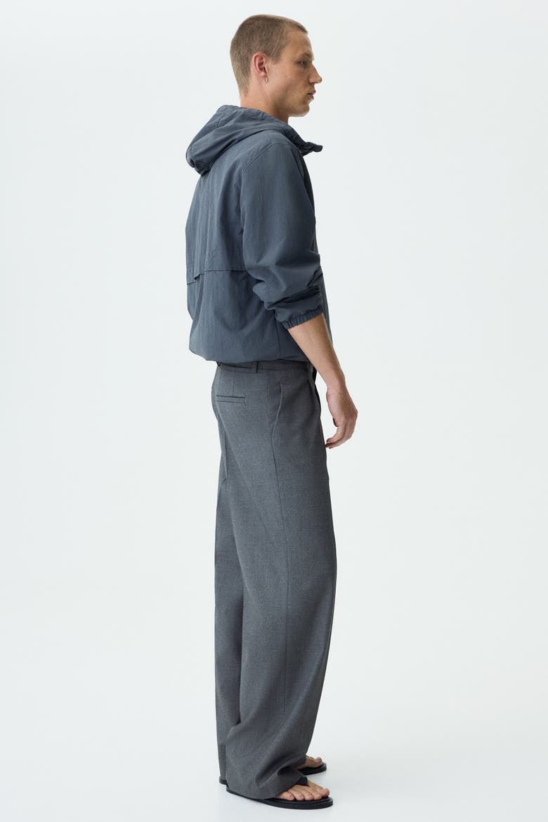 Loose-fit Tailored Pants, Alternate, color, Gray