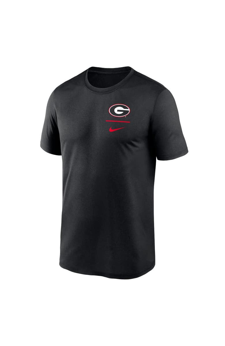 Nike Men's Nike Black Georgia Bulldogs Primary Logo Legend Performance T-Shirt, Alternate, color, 