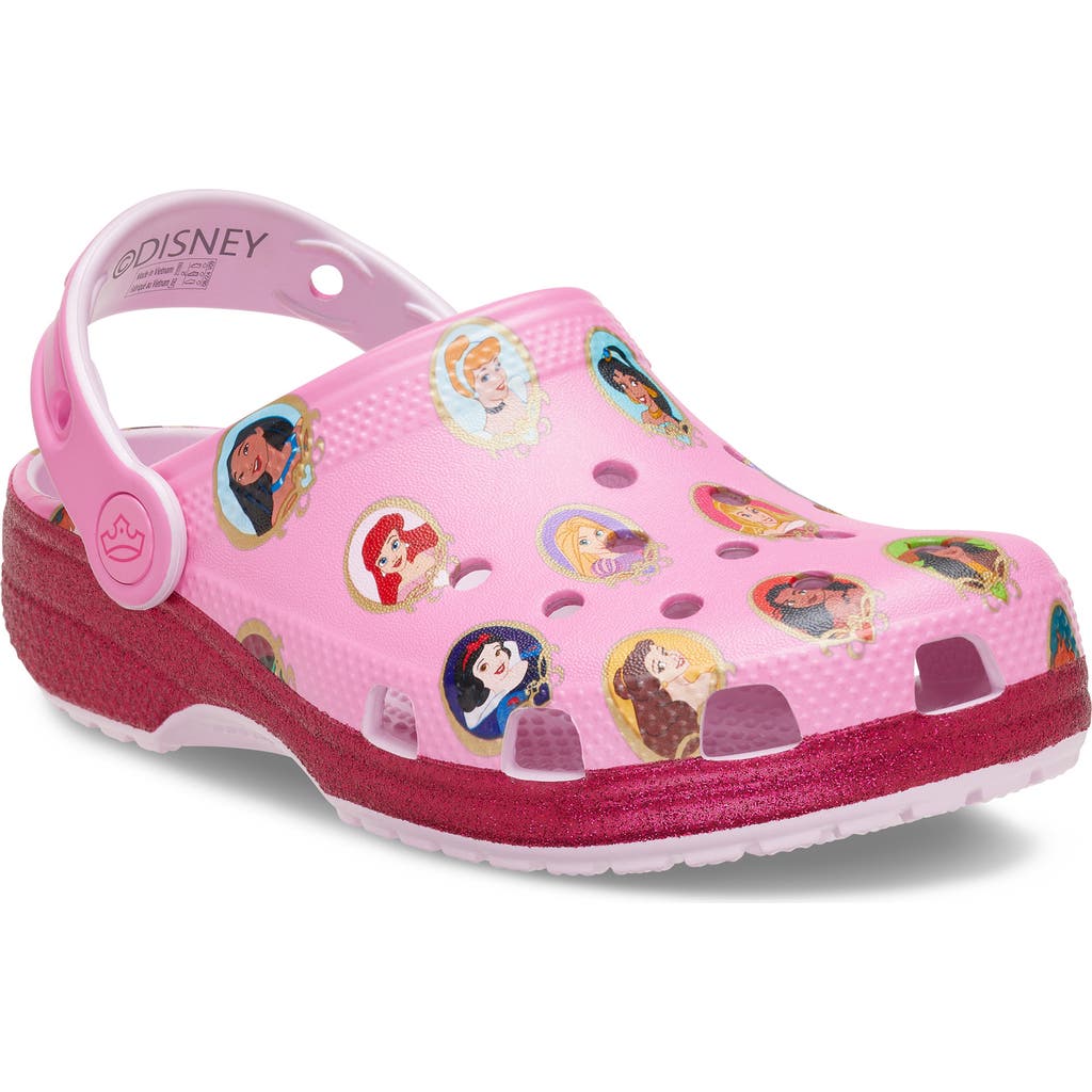 Crocs Kids' Disney Princess Clogs In Pink