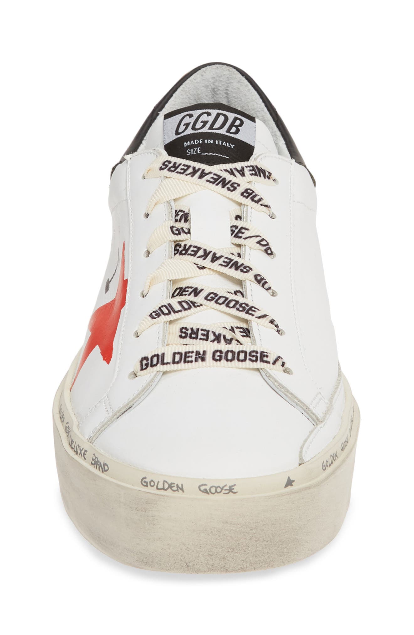 Golden Goose Hi Star NYC Graphic Platform Sneaker, Alternate, color, 