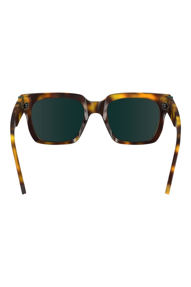 Kenley 52mm Rectangular Sunglasses, Alternate, color, HAVANA