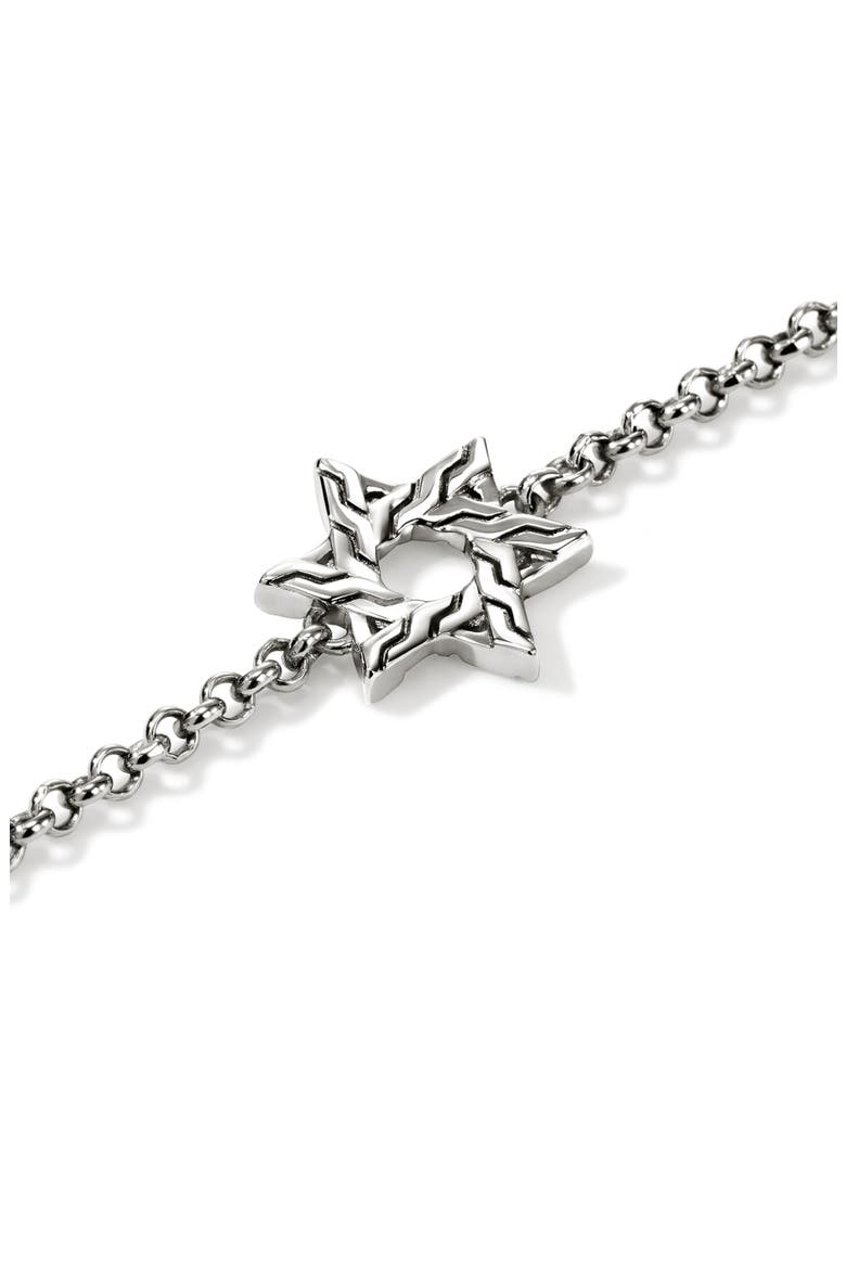 JH Essentials Star of David Bracelet, Alternate, color, SILVER