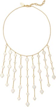 Ramy Brook Eliza Crystal Fringe Collar Necklace