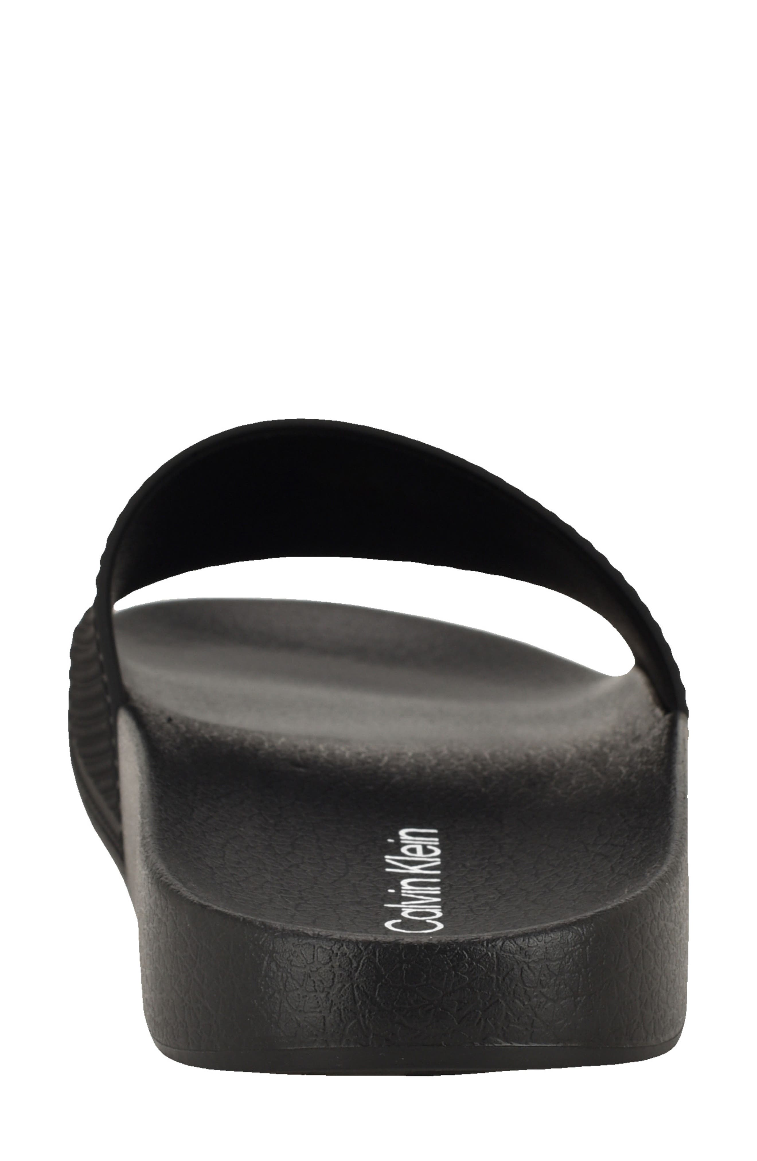 Calvin Klein Adair Slide Sandal, Alternate, color, Black