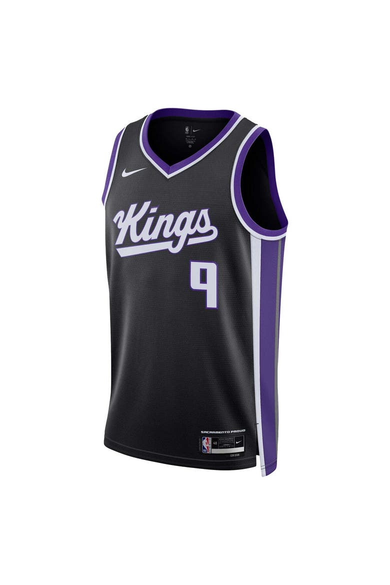 Unisex Nike Kevin Huerter Black Sacramento Kings Swingman Jersey - Icon Edition, Alternate, color, Black
