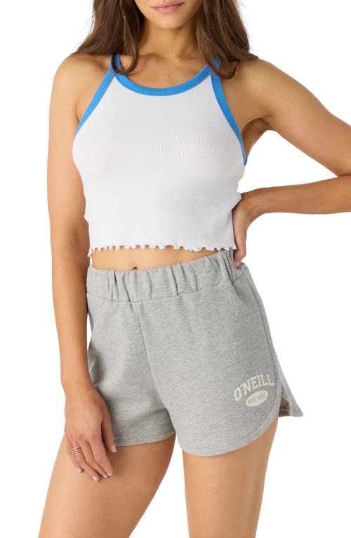 O'neill Karma French Terry Graphic Shorts In Heather Ash